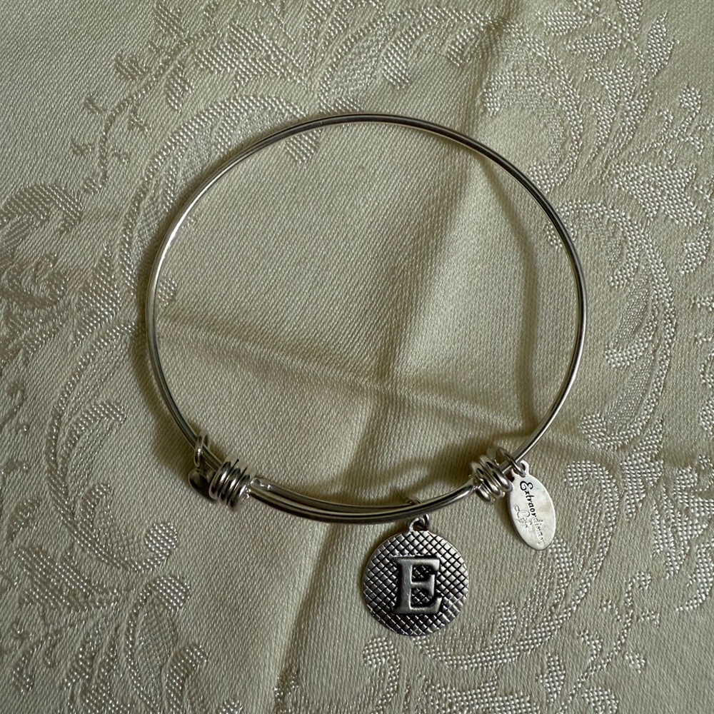 Extraordinary Life.Solid Sterling Silver Initial … - image 2